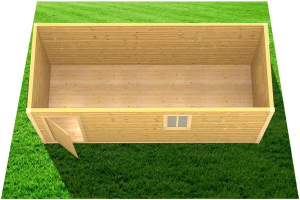 Проект бытовки – 00