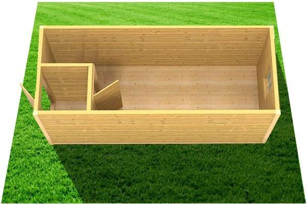 Проект бытовки – 1