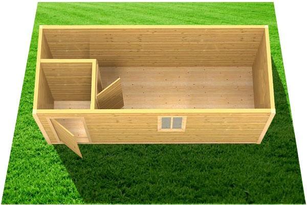 Проект бытовки – 01