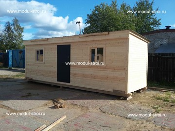 Фото деревянных бытовок 7