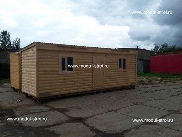 Фото деревянных бытовок 16