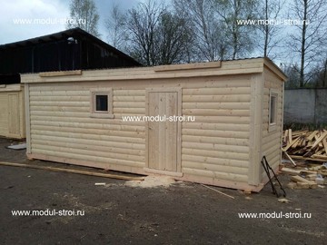 Фото деревянных бытовок 22
