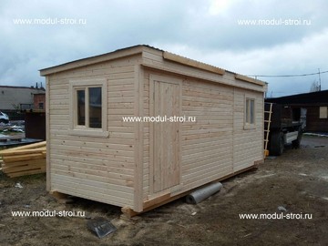 Фото деревянных бытовок 26